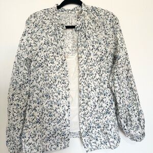 Keepsake the label floral button up blouse floral pastel girly garden tea party